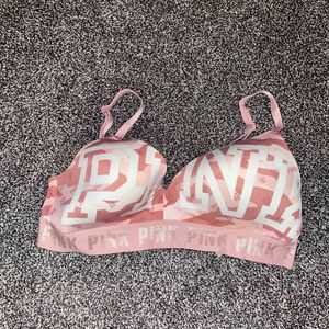 victoria’s secret pink t shirt bra